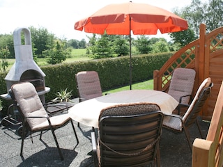 Frühstücken im Garten