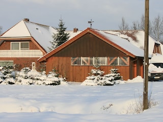 Unser Haus im Winter