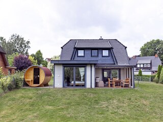Schaalseepardies, Fasssauna