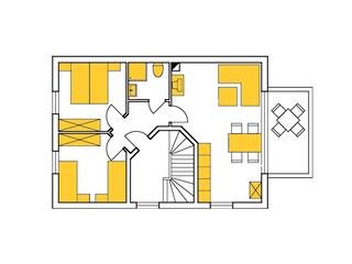 Apartamento de vacaciones Borkum Plano de planta 17