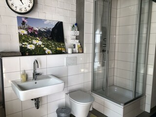 Badezimmer 2 in der Garage