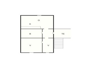 Appartement Havneby Grondplan 33