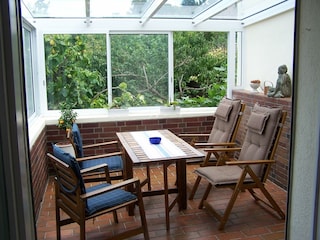 Wintergarten, statt Terrasse