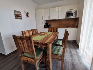 Essbereich in der Küche