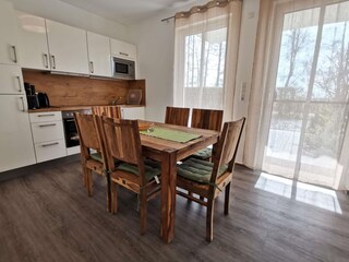 Essbereich in der Küche