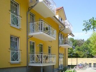 Seitenansicht Appartementhaus