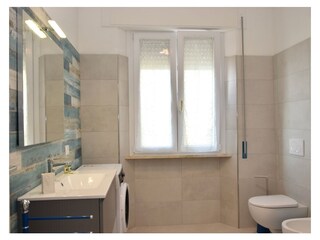 Bath with shower