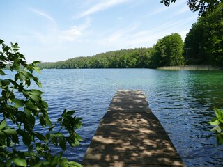 Steg an der Badestelle