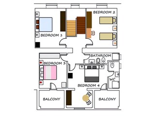Villa Kringa Grondplan 42