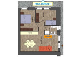 Vakantieappartement Colico Grondplan 30