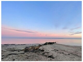 Winterliche Morgenstimmung am Strand Dollerupholz