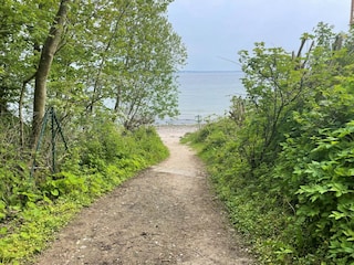 Weg zum Strand in Dollerupholz