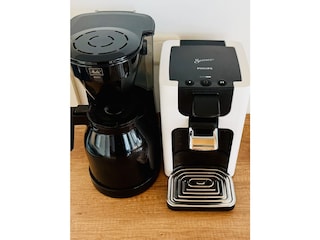 Spezialitätenkaffeemaschine und Filterkaffeemaschine