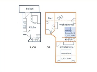 Appartamento per vacanze Füssen Pianta del piano 30