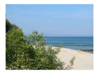 Naturstrand in Richtung Börgerende