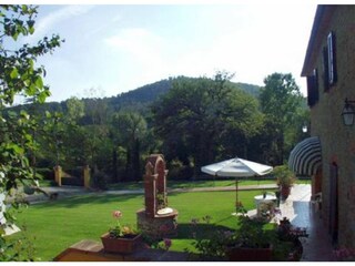 Blick vom oberen Garten