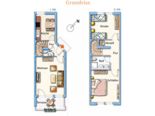 Appartamento per vacanze Stolpe auf Usedom Pianta del piano 33