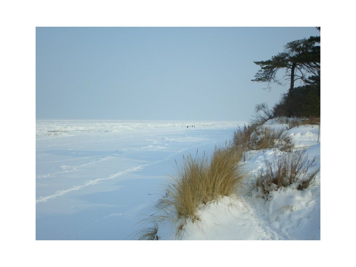 Zugefrorene Ostsee auf Usedom