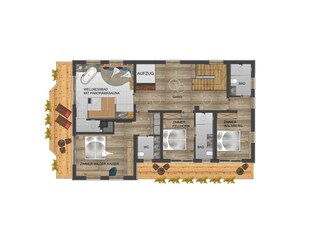 Chalet Reit im Winkl Pianta del piano 42