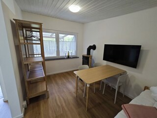Wohnzimmer mit Kaminofen