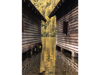 Bootshäuser am Königssee