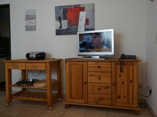 TV im Wohnzimmer