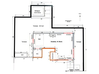Appartamento per vacanze Calpe Pianta del piano 37