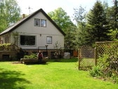 Unser Haus mit der Ferienwohnung im 1.Stock