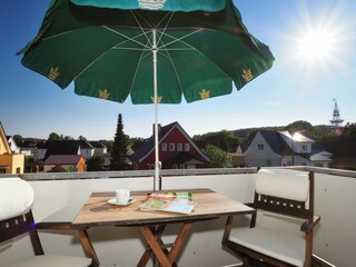 Ausblick vom Balkon