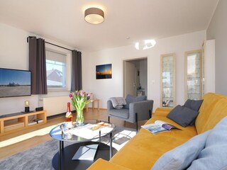 Wohnzimmer mit Flat TV