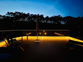 Terrasse am Abend