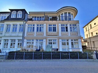 Außenansicht Villa Louise - Promenadenseite