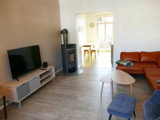 Wohnzimmer mit Kamin