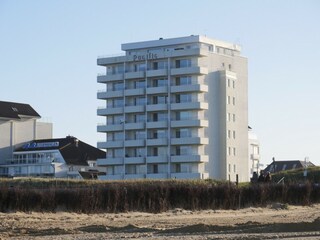 Das Haus Pacific Duhnen, direkt am Strand