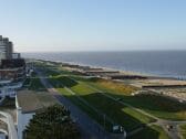 Die Aussicht nach Westen über den Strand von Duhnen