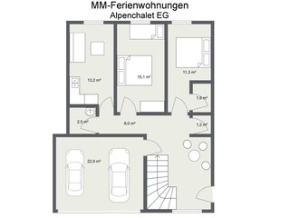 Chalet Mittenwald Plan d'étage 42