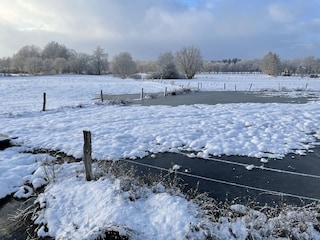 Schneebedecktes Paustenbacher Venn