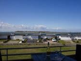 Aussicht vom Balkon der Ferienwohnung auf den Südstrand