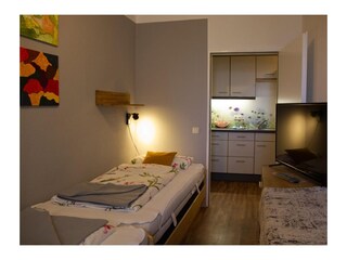 Schlafzimmer für 2 Personen in der Ferienwohnung