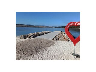 Beach  Omorika in Crikvenica