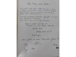 One of our guest impression