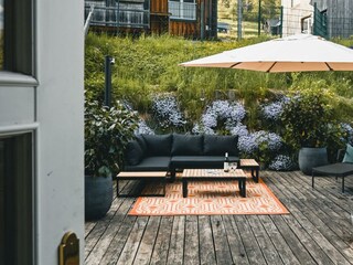 Ferienwohnung Seeblick, Grundlsee, Sonnenschirm