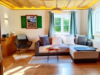 Ferienwohnung MaMi's, Grundlsee, Wohnlandschaft