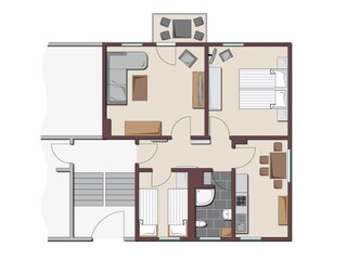 Ferienwohnung Warnemünde Grundriss 18