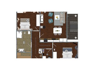 Apartamento de vacaciones Zingst Plano de planta 32
