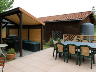 Die Gästeterrasse