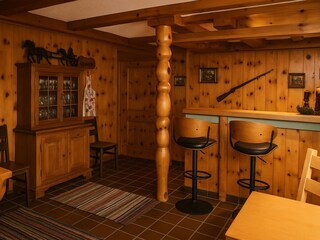 Die Bar in der Zirbelstubn