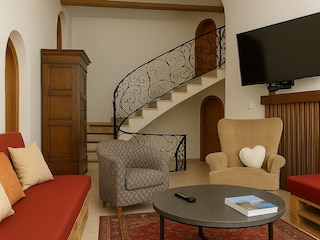 Die Wohndiele mit Fernseher