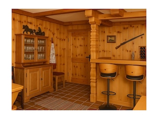 Die Bar in der Zirbelstubn
