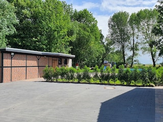 großer Garten zur gemeinsamen Nutzung